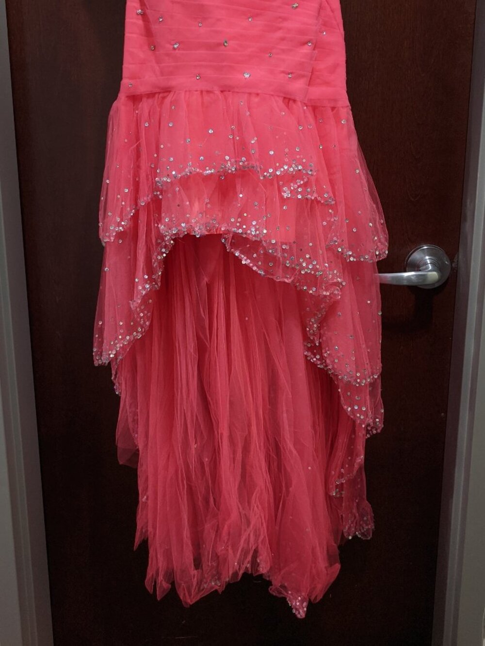 Mori Lee Flaunt 91043 Size 14 Pink Prom Dress - Picture 2 of 6